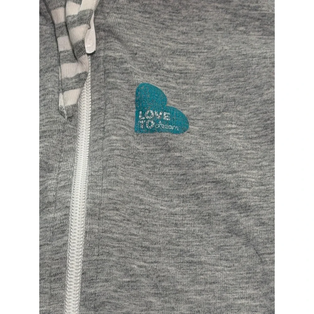 Love To Dream Swaddle UP Original Gray Striped NB Sleep Sack 1.0 TOG 5-8.5lb